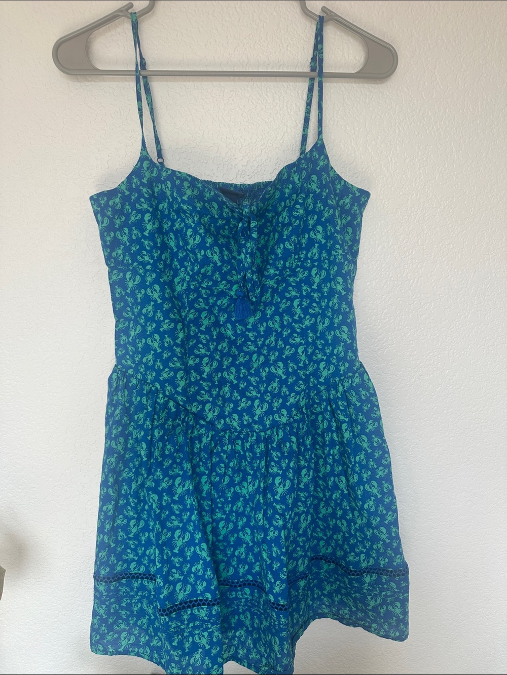 Roller Rabbit x Target drop waist novelty pattern lobster print drop waist dress